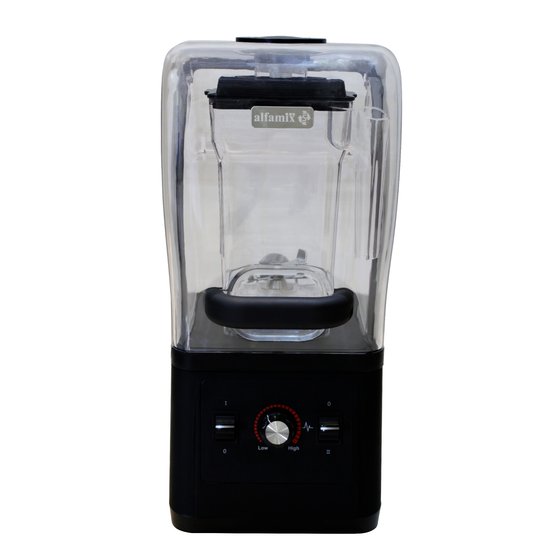 مخلوط کن سایلنسر دار صنعتی 1.6 لیتری | بلندر کم‌صدا با کاور عایق صدا برای کافی‌شاپ و آبمیوه‌فروشی