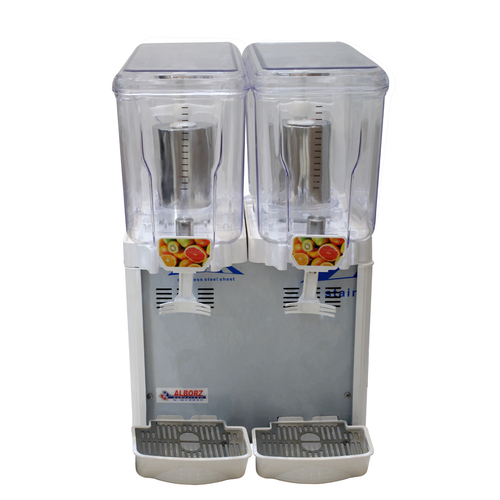 شربت سرد کن دو مخزنه البرز | دستگاه خنککن نوشیدنی مناسب کافیشاپ، رستوران و آبمیوهفروشی