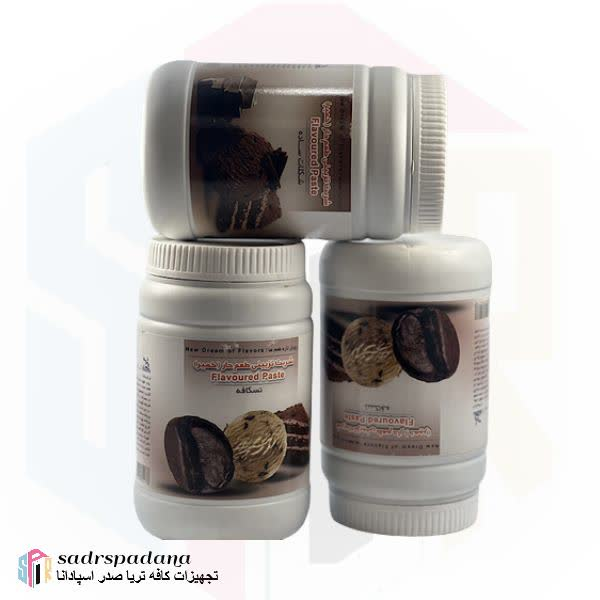 شربت تزیینی طعمدار | خمیر تزیینی مخصوص بستنی، نوشیدنی و دسر با طعمهای متنوع و غلظت بالا | فروشگاه صدر اسپادانا