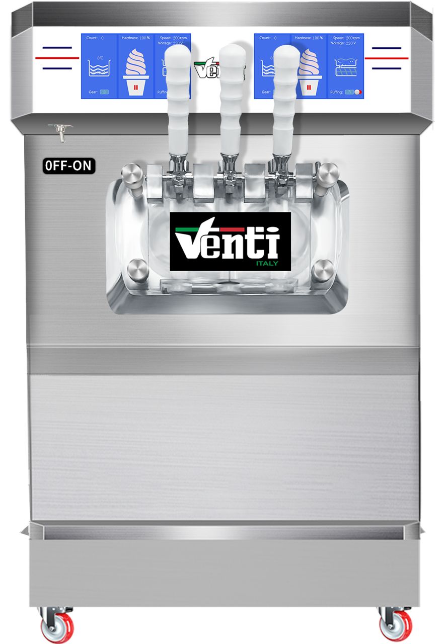 دستگاه بستنی ساخت ونتی مدل MK/GQ-D56DT مناسب کافی شاپ