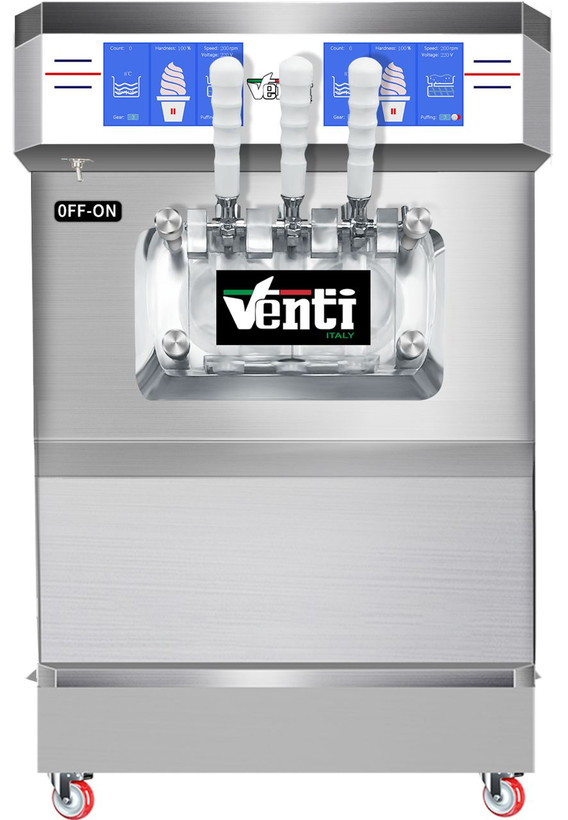 دستگاه بستنی ساخت ونتی مدل MK/GQ-D56DT مناسب کافی شاپ